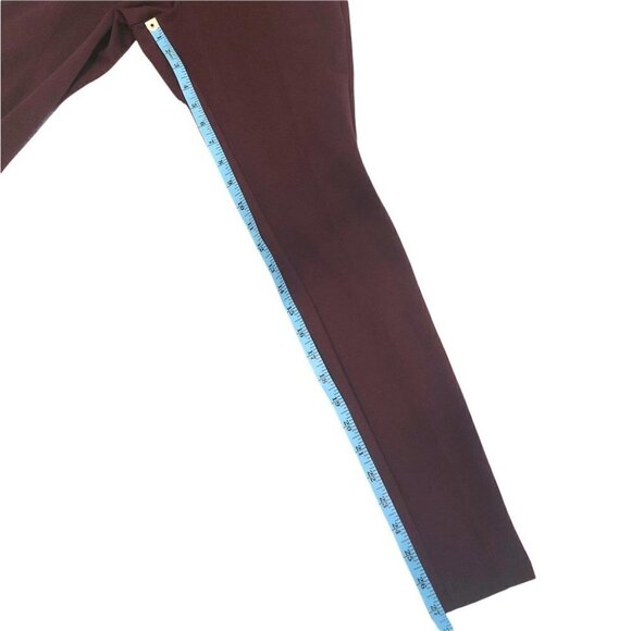 Old Navy Burgundy Pleaded  Legging Ladies XS - Picture 3 of 7